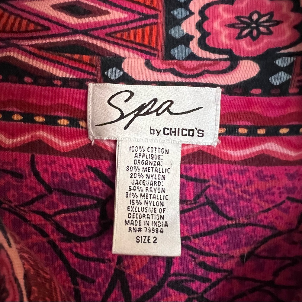 Chico's Patchwork Jacket - image 4